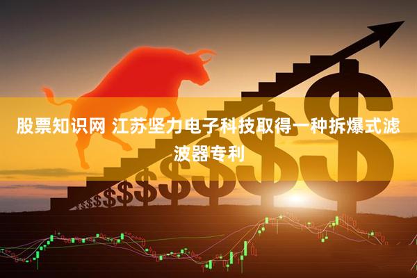 股票知识网 江苏坚力电子科技取得一种拆爆式滤波器专利